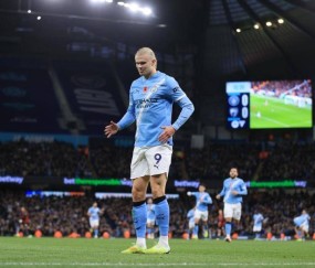 哈兰德双响一战3神迹，瓜帅盛赞比肩梅罗，曼城3-1黑马升英超第2